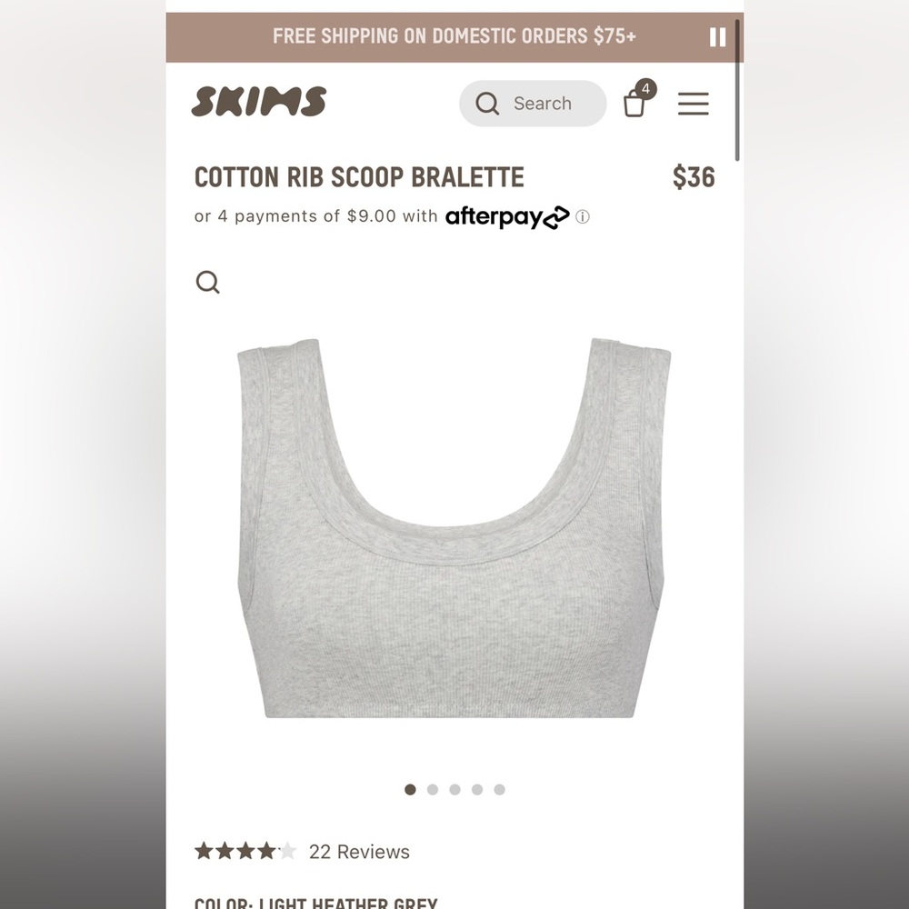 Skims bralette